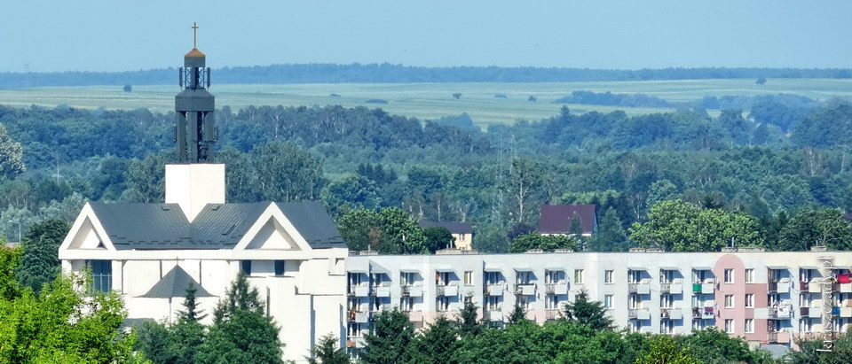 Krasnystaw, kościół pw. Matki Bożej Pocieszenia, anteny GSM