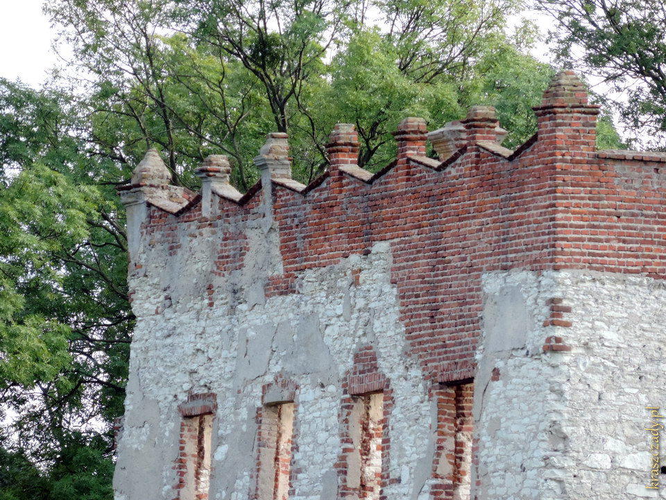 Ruiny zamku w Krupem, gmina Krasnystaw, woj. lubelskie