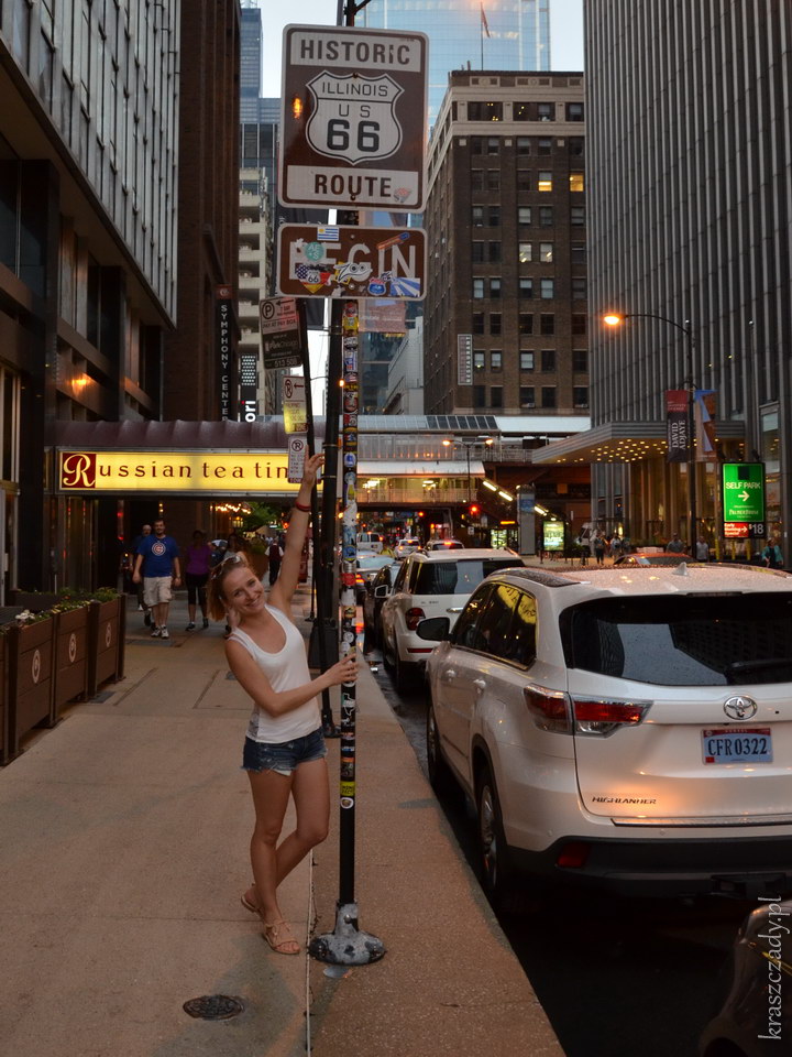 Historic Route 66 Chicago Illinois US